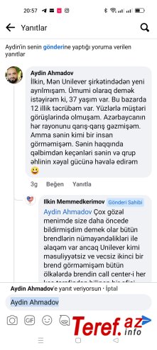 Unileverin Bakı offisi vətəndaşın şikayətini heçə sayır- ŞİKAYƏT