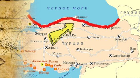 Почему на черноморском побережье Турции почти никто не отдыхает, кроме самих турков