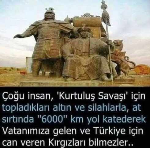 İSTİKLAL SAVAŞI'NDA  VURUŞAN 2000  KIRGIZ ATLISINI BİLİYOR MUSUNUZ?