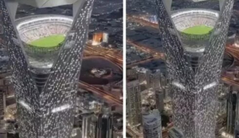 Dünyada İLK: Yerdən 350 metr yüksəklikdə olan stadion inşa ediləcək  FOTO