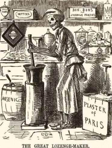 В 1858 году продавец конфет в Брэдфорде случайно убил 21 человека, которые съели его мятные леденцы