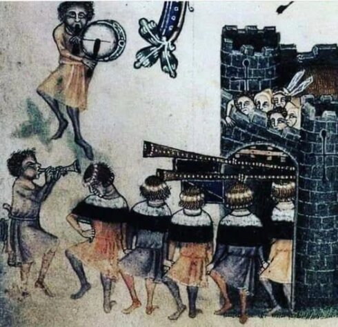 Konstantinopolis’ten halay çekerek çıkan Roma/Bizans sakinleri.