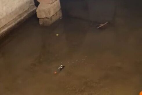 7-ci mikrorayonda binaların altı suyun içindədir – ŞİKAYƏT