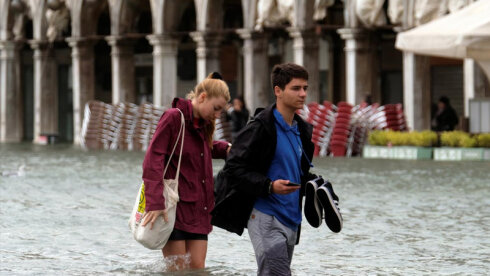 Venesiya suyun altında qala bilər: