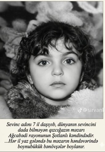 Xocalının Böyüməyən Şəhidi-Güllələnmiş Sevinc