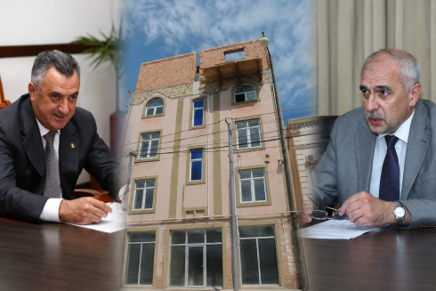 Bəxtiyar Tağıyev qanunsuz tikintini dayandırsada… Abdin Fərzəliyev isə….
