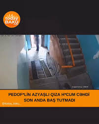 Tümendə bir pedofil, binanın blokunda bir kiçik qıza təcavüzə cəhd edib.VİDEO