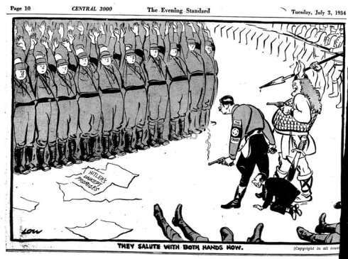 В 6:30 Гитлер был уже на месте. Войдя в гостиницу, Гитлер сразу же поднялся в номер Рёма.