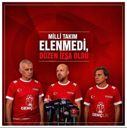 MİLLİ TAKIM ELENMEDİ, DÜZEN İFŞA OLDU