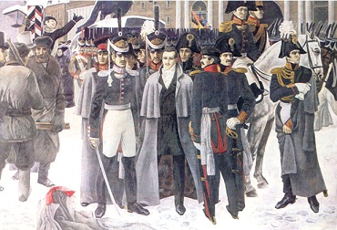 "На процессе 1826 года многие декабристы давали показания по-французски, так как русским языком почти не владели.