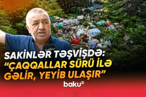 "Üfunətdən nəfəs almaq olmur" -