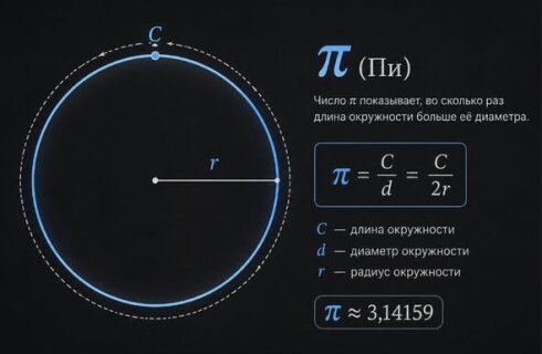 Число Пи: все знают что это 3,14.., но что означает это число, и для чего оно?