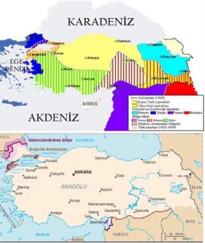 Lozan’ı beğenmiyor. Sevr haritasına sevdalı.
