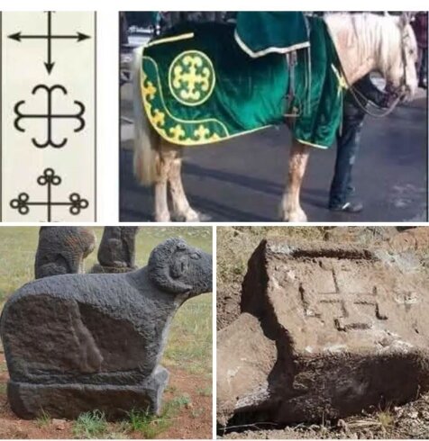 ERZURUM'DA BULUNAN M.Ö 6 YUZYILA TARIHLENEN İSKİTLERE AİT KOÇ BAŞLI TAMGALI TAŞLARI ERMENİLERE YAMAMAYA KALKANLARA CEVAP