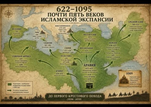 ГЛАВНАЯ ОБИДА МУСУЛЬМАН на христианскую Европу