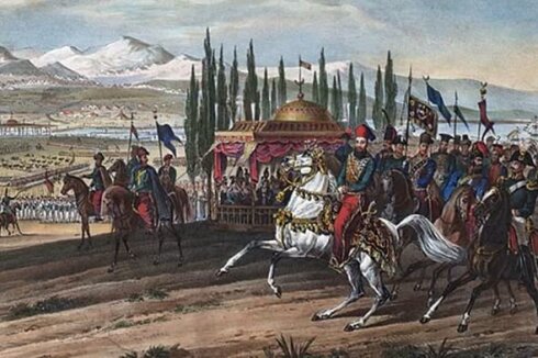 Kavalalı İbrahim Paşa komutasındaki Mısır Hidivliği ordusu, Ağa Hüseyin Paşa komutasındaki Osmanlı Ordusunu Belen Geçidi'nde (Hatay) yaşanan savaşta mağlup etti.