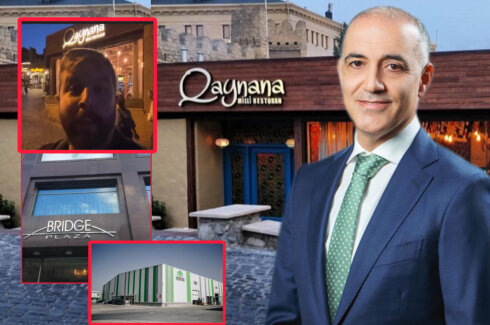 Yaqub Hüseynovun "Qaynana" restoranında  QALMAQAL: